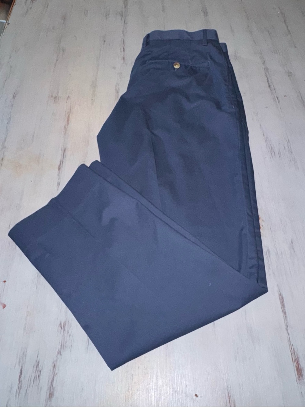 Proper Cloth Men’s 33x30 (32x29) Navy Non-Iron Stretch Chino Pants